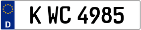 Truck License Plate